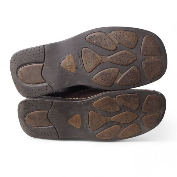 Born Leather Square Toe Oxfords Brown B6032 i2 Men's 10/44 - Picture 8 of 11